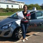 Sheetal Mokashi driving test pass